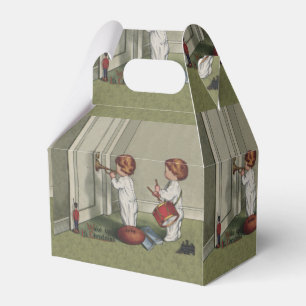 Wach auf, es ist Weihnachten süße Kinderillustrati Geschenkschachtel