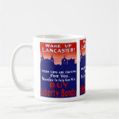 Wach auf Lancaster Kaffeetasse (Links)