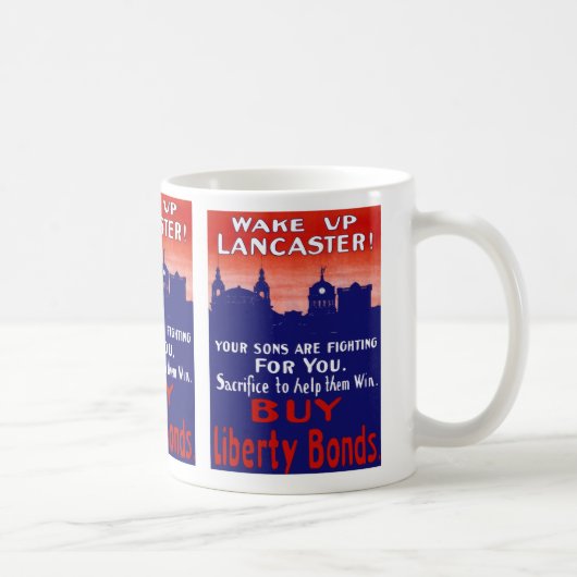 Wach auf Lancaster Kaffeetasse (Rechts)