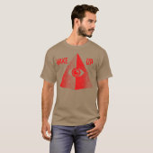 Wach auf Pyramide T-Shirt (Vorne ganz)