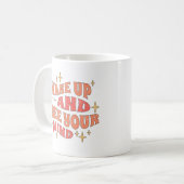 Wach auf und befreie deinen Geist Kaffeetasse (Vorderseite Links)