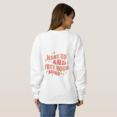Wach auf und befreie deinen Geist Sweatshirt (Schwarz voll)