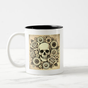 Wach auf und sei großartig Schwarz Zweifarbige Tasse