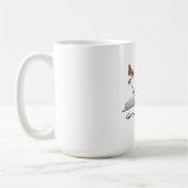 Wach dein Geist Blumen Buch T-Shirt Kaffeetasse (Links)