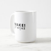 Wach! Nicht Geweckt™ LOGO Classic-Tasse Kaffeetasse (Vorderseite Links)