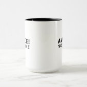 Wach! Nicht Geweckt™ LOGO Combo-Tasse Tasse (Zentrum)