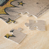 WACH! Vintages Comic Buch Steampunk Pop Kunst Puzzle (Seite)