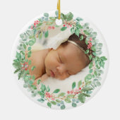 Wache Unsere ersten Weihnachten als Großeltern Keramik Ornament (Hinten)