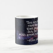 Wachen Sie Alan Watts auf Kaffeetasse (Mittel)