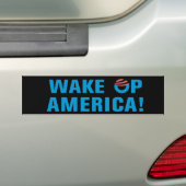 Wachen Sie Amerika auf! Autoaufkleber (Auf Auto)