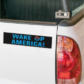 Wachen Sie Amerika auf! Autoaufkleber (Auf Lkw)