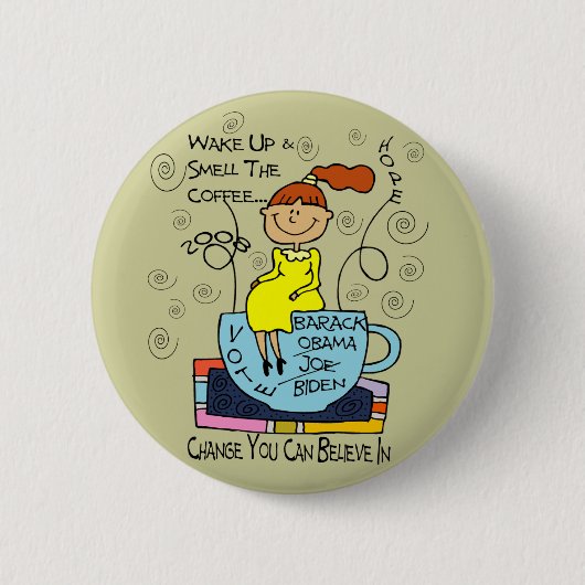 WACHEN SIE AUF BUTTON (Vorderseite)