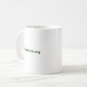 Wachen Sie auf, erhalten Sie betrunkene Kaffeetasse (Vorderseite Links)