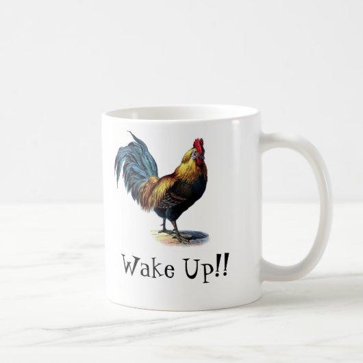 Wachen Sie! auf! Kaffee-Tasse Kaffeetasse (Rechts)