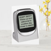 Wachen Sie auf! Karte (Gelbe Blume)