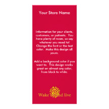 Wachen Sie auf und leben Sie