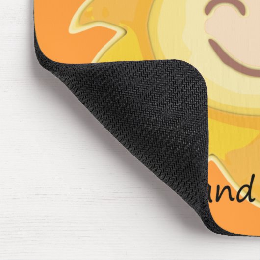 Wachen Sie auf und riechen Sie den Curry Mousepad (Ecke)