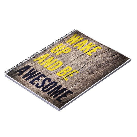 Wachen Sie auf und seien Sie fantastischer Notizblock (Linke Seite)