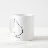 WACHEN SIE EIN PEAR -.png Kaffeetasse (Vorderseite Links)