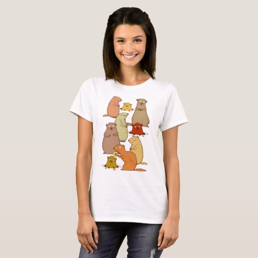 Wachen Sie Groundhogs auf! T-Shirt (Vorne ganz)