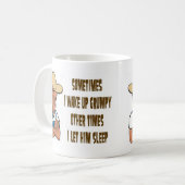 WACHEN SIE MÜRRISCHES AUF KAFFEETASSE (Vorderseite Links)