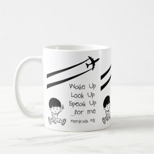 Wachen Sie schauen sprechen oben oben für mich Kaffeetasse