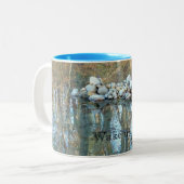 Wachen Sie Tasse mit Walden TeichCairn auf (Vorderseite Links)