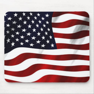 24x19cm Flagge Amerika Flag Mousepad 'Fahne USA' America 