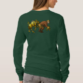 Wachhund-Zerstörer V-Hals T-Shirt (Rückseite)