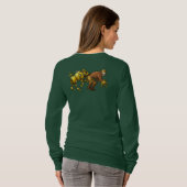 Wachhund-Zerstörer V-Hals T-Shirt (Schwarz voll)