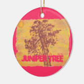 Wacholderbaum Keramik Ornament (Links)