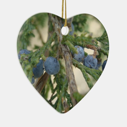 Wacholderbeere-Verzierung Keramik Ornament (Rechts)