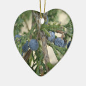 Wacholderbeere-Verzierung Keramik Ornament (Links)