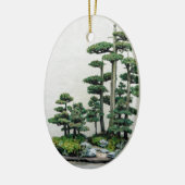 Wacholderbusch-Bonsais-Wald Keramik Ornament (Links)