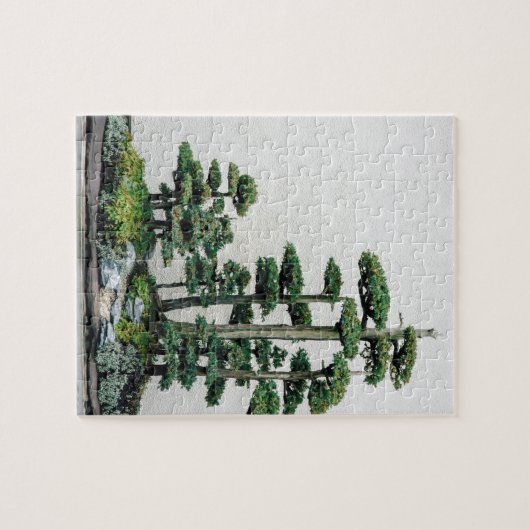 Wacholderbusch-Bonsais-Wald Puzzle (Horizontal)