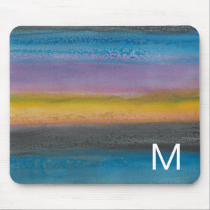Wacholderbusch-Nebel I des Monogramm-  Mousepad