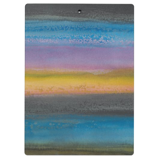 Wacholderbusch-Nebel I Klemmbrett (Rückseite)