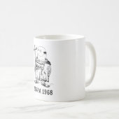 Wacholderbusch Serra Highschool Kaffee-Tasse 1968 Kaffeetasse (VorderseiteRechts)