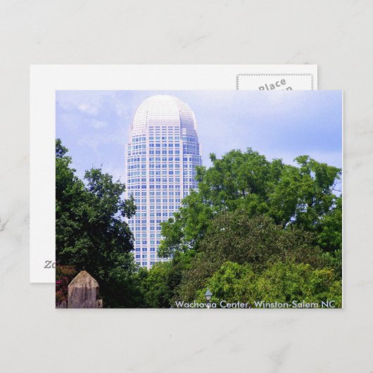 Wachovia Centre, Winston-Salem NC Postkarte (Vorne/Hinten)