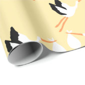 Wachpapier für die Babydusche Geschenkpapier (Rolleneckpunkt)