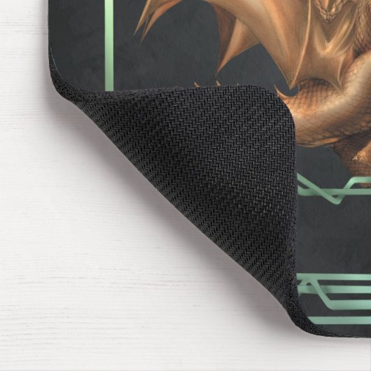 Wachposten-Drache Mousepad (Ecke)