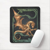 Wachposten-Drache Mousepad (Mit Mouse)