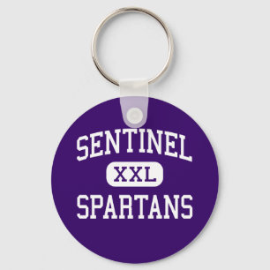 Wachposten - Spartans - hoch - Missoula Montana Schlüsselanhänger