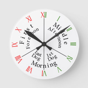 Wachposten-Uhr Runde Wanduhr