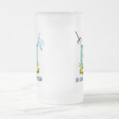 Wachposten-Wappen-Bier-Tasse Mattglas Bierglas (Mittel)