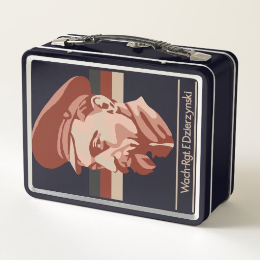 Wachregiment "Feliks E. Dzierzynski" Metall Brotdose (Rückseite)