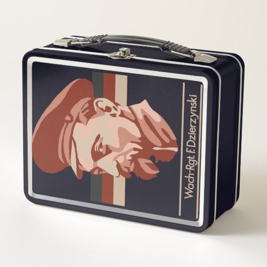 Wachregiment "Feliks E. Dzierzynski" Metall Brotdose (Vorderseite)