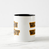 Wachs-an - Wachs weg Zweifarbige Tasse (Mittel)