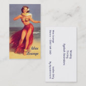 Wachs-Aufenthaltsraum-Version WIRKLICH Visitenkarte (Vorne/Hinten)