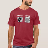 Wachs aus rotem T-Shirt (Vorderseite)